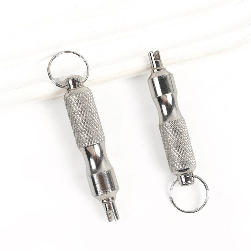 MUQV Di Động Van Lõi Cờ Lê Thép Không Gỉ Xe Đạp Xe Đạp Lốp Van Tháo Lắp Lõi Van Lốp Thân Loại Bỏ Tua Vít Sử Dụng Kép n