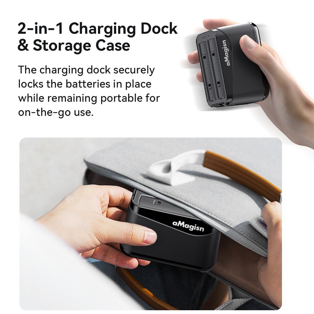 AMagicsn Thích hợp cho Bộ sạc không khí Insta360 X4, Thích hợp cho Đế sạc nhanh pin không khí Insta360 X4, Thích hợp cho phụ kiện không khí Insta360 X4