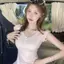 Áo thun ngắn tay cổ tròn ren phong cách ngọt ngào kiểu Hàn Quốc Slim-Fit Slim-Fit Slimmer Look-Reducing All-Match Top