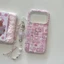 Ốp Điện Thoại Cho iPhone 17 Pro Max 16 15P Girly Sweet Suger Bunny Họa Tiết Đáng Yêu Màu Hồng Mềm TPU Chống Trầy Xước Vỏ Chống Bụi Bẩn Chống Rơi Với Chuỗi Hạt Chống Mất