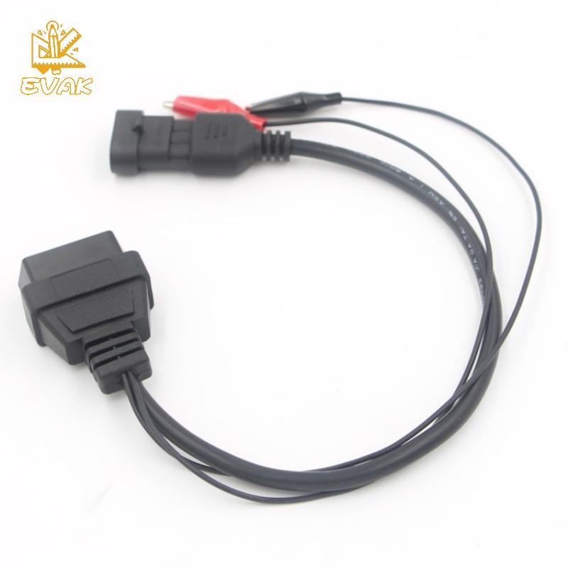Alittlesetrtu Cho Fiat / Alfa / Lancia 3 Pin Đến 16 Pin OBDII OBD2 Kết Nối Adapter Tự Động- Cáp Ô Tô Cho Fiat 3pin Nữ Chẩn Đoán Cáp VN
