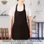 Bigapple 10 Chiếc Tạp Dề Không Dệt Dùng Một Lần Tạp Dề Nhà Bếp Màu Trơn Chống Bẩn Thoáng Khí Để Nấu Ăn, BBQ, Bồi Bàn, Làm Tóc RDG