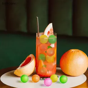Bigapple 24 Chiếc Nhựa Có Thể Tái Sử Dụng Whisky Đá Viên Bóng Màu Bộ Cho Rượu Whisky RDG