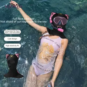 AqToCna Bơi Lặn Facekini UV Chống Nắng Full Face Mask Head Ne Cover Face Co Giãn Bơi Mũ Lặn Thể Thao Dưới Nước AqToCna