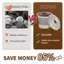 Bộ vỏ cà phê tái sử dụng 2 gói bằng thép không gỉ cho 1.0, K-Cups có thể tái sử dụng cho, cho các Pod tương thích