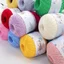 Không. 8 Hàn Quốc Ren Nhiều Màu Mercerized Cotton Sợi Dệt Tay Phong Cách Dân Tộc DIY Khăn Choàng Cardigan W8AK