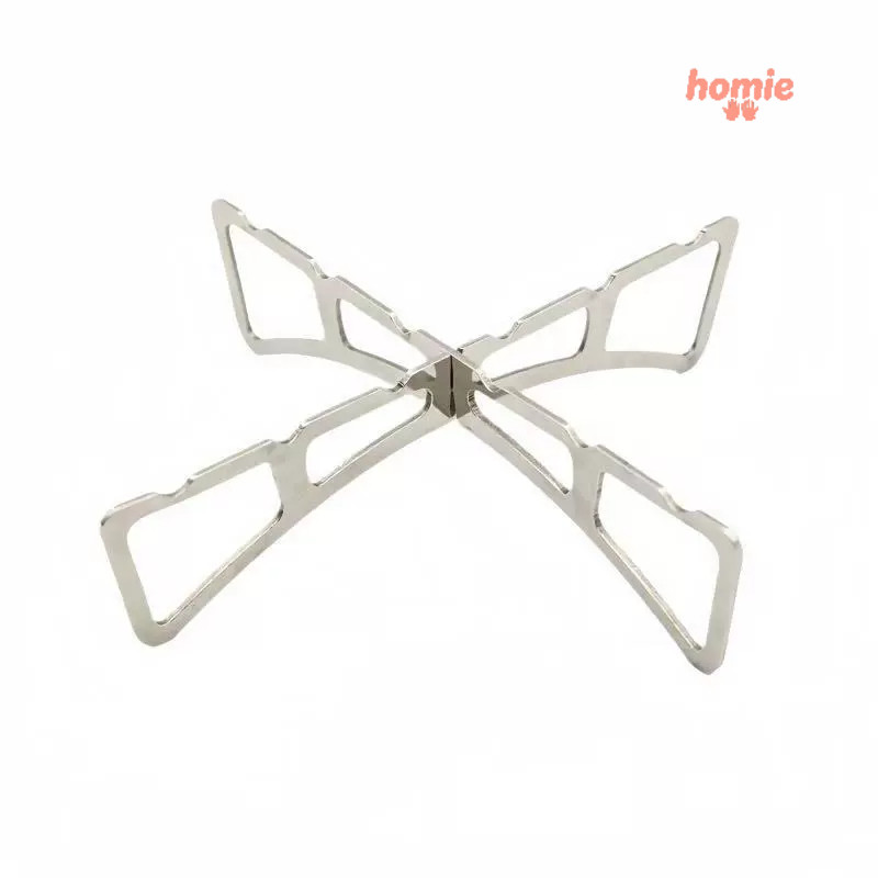 Giá hấp gấp gọn hình chữ thập, giá đỡ nồi đa năng dùng trong nhà bếp và gia đình, giá đỡ cách nhiệt.