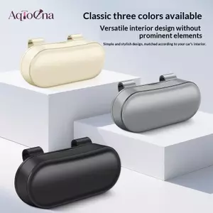 Hộp đựng kính ô tô AqToCna Hộp đựng kính râm ô tô di động Giá đỡ kính lái xe ô tô Hộp đựng kính mắt Tấm che nắng Hộp lưu trữ đa chức năng AqToCna