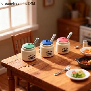 [dreamdreaming] 3 Cái Bình Gia Vị Mini Model 1 / 12 Nhà Búp Bê Thu Nhỏ Nhà Chơi Nhà Bếp Trang Trí Cảnh Phụ Kiện Búp Bê Đồ Chơi [zkm]