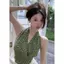 Dây Hoa Thái Lan Camisole Niche Phong Cách Tinh Tế Mùa Hè Móc Ôm Hơn Nhìn Nguyên Chất Desire Áo Gợi Cảm