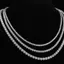Vòng cổ Tennis bạc Moissanite "The One" FANCIME
