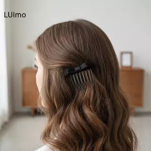 LUImo 2 Chiếc Trang Trí Tóc Nơ Xoăn Nổ Kẹp Cho Bên Trên Tóc Phụ Kiện SBS