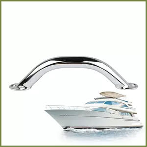 Thuyền Lấy Thanh Thép Không Gỉ An Toàn Ống Tròn Tay Vịn RV Cửa Lấy Tay Cầm Cho Thuyền Biển Dock Sàn Cửa kouvn