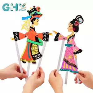 GHX Handmade DIY Shadow Puppetry Kit, Vật liệu thủ công mẫu giáo, Đồ chơi trẻ em sáng tạo VN
