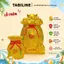 Heo đất ống tiết kiệm tiền hũ tiền size to,nhỏ màu gold cao cấp LD22 - TABILINE