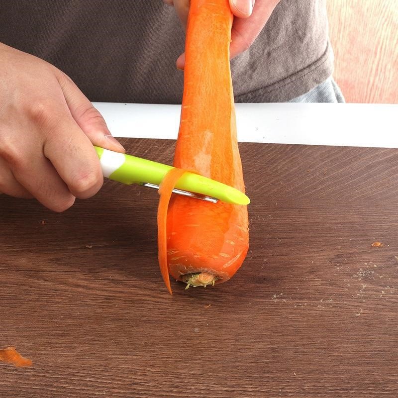 Dao gọt vỏ thép không gỉ, dao bào nhựa gia dụng, gọt trái cây, khoai tây OX4A