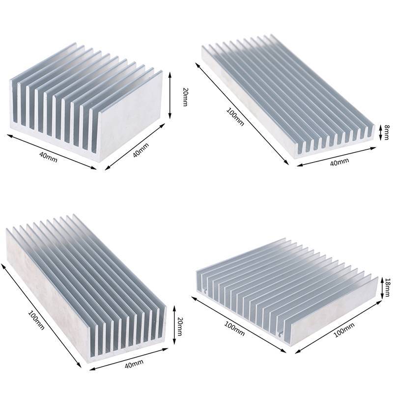 Tản Nhiệt Nhôm GOAY Cho Chip IC LED Công Suất Cao Tản Nhiệt Hiệu Quả Cho Hệ Thống Chiếu Sáng Tản Nhiệt Làm Mát VN