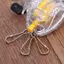 AN.MART Fly Fishing Reel Móc Chìa Khóa Vòng Chìa Khóa Câu Cá Móc Khóa Quà Tặng Cho Những Người Yêu Câu Cá Với Dây Có Thể Thu Vào Phụ Kiện Pesca VN