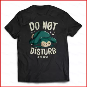 YB1 Anime Áo Pokemon Snorlax Không Làm phiền Tay Ngắn Áo Thường Ngày Rời Đồ Họa Tee Áo Sơ Mi Plus Kích Thước BY1
