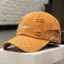 Mũ Phiên Bản Hàn Quốc ins Retro Ripped Soft Top Cap Nữ Xuân Hè Thời Trang Độc Đáo Đường Phố Đơn Giản Mũ Bóng Chày Hợp Thời Trang