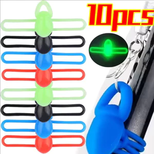 5 / 10 CÁI - Dụng cụ giữ móc câu bằng silicon Phát sáng trong bóng tối Giá đỡ mồi chống rỉ sét miễn phí cho cần câu ngoài trời Phụ kiện câu cá n