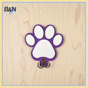 Móc in hình chân gỗ treo tường B & N cho mũ Quần áo và khăn tắm lý tưởng để trang trí phòng tắm.