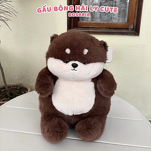 Gấu Bông Hải Ly 40cm Cao Cấp Siêu Mềm Mịn – Thú Nhồi Bông Dễ Thương, Quà Tặng Ý Nghĩa Cho Bạn Gái