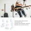 WANYEDI 20 Chiếc Đầu Công Tắc Đàn Guitar, Trắng / Vàng / Đen Đàn Guitar Nhựa Chuyển Đổi Đầu Chuyển Đổi, Phụ Kiện Đàn Guitar 5 Chiều Cao Cấp Phụ Kiện Đàn Guitar