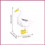Tượng ngỗng hiên lớn Trang trí Kim loại lớn Tượng năng lượng mặt trời Bãi cỏ ngoài trời Tượng sân vườn ngỗng cho cửa hàng trong nhàidaevn