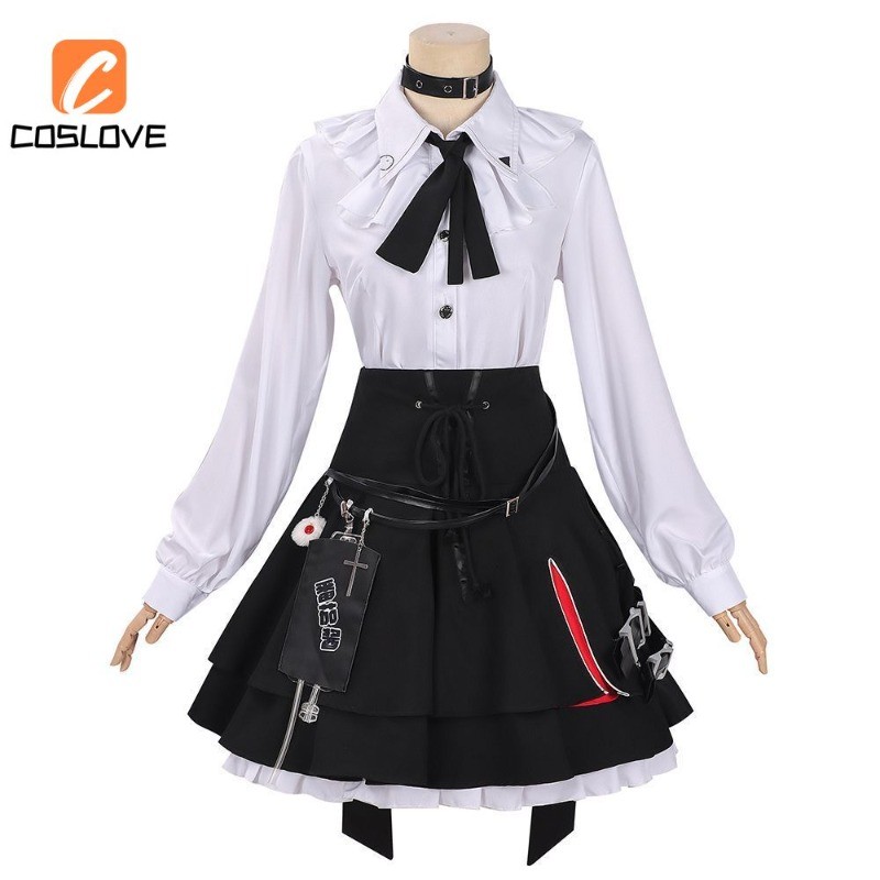 Anime Trò Chơi Neverness Đến Everness Lacrimosa Bạc Hà Cosplay Quần Áo Trọn Bộ Trang Phục Trang Phục Cho Người Phụ Nữ Váy Bé Gái