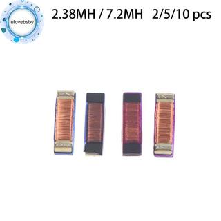 Ulovebsby 2 / 5 / 10 Chiếc Từ Xa Chìa Khóa Cuộn Cảm Cuộn Dây Transponder Chip 2.37MH 7.2MH Cho Peugeot Citroen Renault Transponder Coil VN