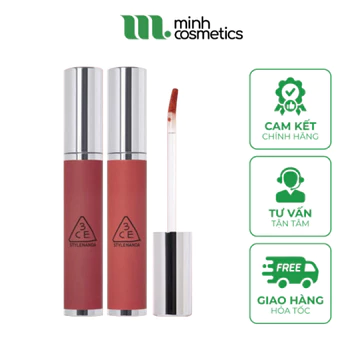 Son Kem 3CE Hazy Lip Clay 4g - Chất Kem Bùn Mịn Lì, Lâu Trôi