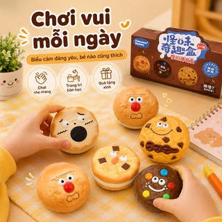 Đồ chơi squishy – Mềm mịn, chậm nổi, bóp cực đã – 6 mẫu dễ thương (giao ngẫu nhiên 1 mẫu)–Hình bánh socola – Giảm stress