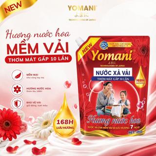 [DEAL HOT 1 TẶNG 1] Mua 1 Nước Giặt YOMANI 5KG2 Tặng 1 Nước Xả 2KG Hương Hoa, Thơm Lâu, Làm Mềm Vải
