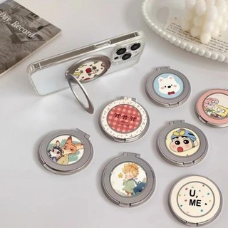 Hot Mới Vòng Chủ Cartoon Finger Ring Clasp 360 Xoay Có Thể Gấp Lại