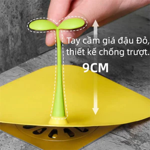 VN Vỏ thoát nước sàn phòng tắm hình nụ nhỏ dễ thương này được làm bằng silicon, có chức năng chống mùi hôi, có thể ngăn côn trùng xâm nhập và tránh mùi hôi trở lại.
