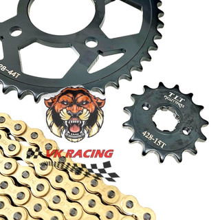 Bộ nhông sên đĩa NSD xích sên TLT thái lan winner v1-v2-v3-v4 - winner X - winner R (Black 428H mạ đồng 15-44-126L)