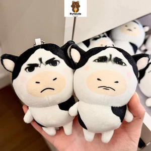 LON Dễ Thương Mô Phỏng Cỏ Bò Sang Trọng Trừu Tượng Mặt Dây Chuyền Bò Gối Móc Khóa Biểu Tượng Biểu Tượng Gói Búp Bê Mặt Dây Chuyền Quà Tặng Cho Bé Trai Cô Gái Bạn Gái Trang Trí Năm Mới Trao Đổi Quà Tặng Sinh Nhật Giáng Sinh