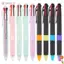BEABOUT Bút bi nhiều màu, Bút 4 màu đầu 0,7mm 4 trong 1, Bấm đa chức năng bằng bút Gel