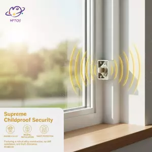 Cửa sổ HFTOY có chìa khóa An ninh cửa trượt nhôm có thể điều chỉnh cho căn hộ an toàn cho thuê trường học ~