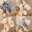 Khăn Vuông Pháp Ngọt Kẻ Sọc Scrunchy Tóc Cao Cấp Vuông Phụ Kiện Tóc Quá Khổ Đầu Dây Đuôi Ngựa Tóc Mũ Đội Đầu