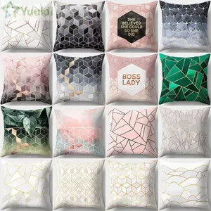 YUUKII Gối Sofa Vuông Đệm Mùa Đông Ấm Áp Ghế Ô Tô Hình Học