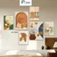 SET 6 Tranh Dán Tường Mẫu Dễ Thương ,Trendy, Decor Phòng Khách, Phòng Ngủ, Spa, Phòng Nail, Mi - T.Design
