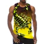 Scorpion 3D Tank Top Nam, Áo thun thể thao không tay mùa hè, Áo Vest động vật đi biển mới lạ thoáng khí