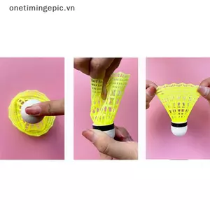 VFZ 5 Chiếc Homehold Trong Nhà Bền Thể Thao Cầu Lông Cầu Lông Bằng Nhựa Nylon Bóng Huấn Luyện OTE