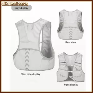 AIHOM Đường mòn ngoài trời Chạy Bapa Siêu nhẹ Chạy đua Hydrat hóa Vest Marathon Túi xe đạp dành cho nữ Marathon Đi xe đạp Đi bộ đường dài,
