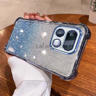 Ốp Chống Sốc Realme 16T 2026 Cho Realme 16 Pro + 16ProPlus 16T Realme16T 5G Ốp Lưng Mạ Trong Suốt Lấp Lánh Bling Gradient Silicon Mềm Ốp Lưng Túi Khí
