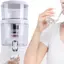 Jfory Máy lọc nước để bàn 16L, bình lọc nước có thể rửa, bình lọc nước