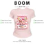 BOOM Áo Baby Tee Nữ Cotton Ôm Body-Áo Thun Ngắn Tay Y2K In Hình PhongCách Mùa Hè, Cổ Tròn Hàng Đầucách hàn quốc phong199