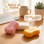 Đồ chơi bóp xà phòng FUHUIOT, Đồ chơi Squishy xà phòng siêu mềm sáng tạo, Đồ chơi giáo dục Giảm lo âu Nhào Vui nhộn Phục hồi chậm Đồ chơi Fidget Đồ chơi bàn văn phòng